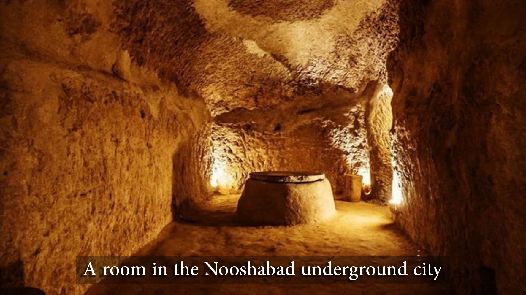 A room in the Nooshabad underground city