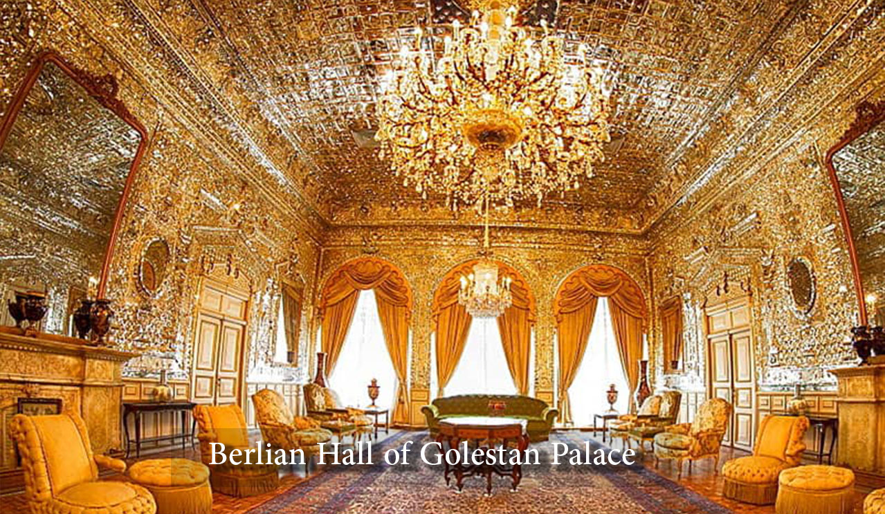 Architecture details of Golestan Palace