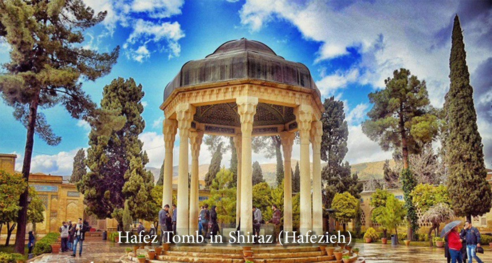 Hafez Tomb in Shiraz (Hafezieh)