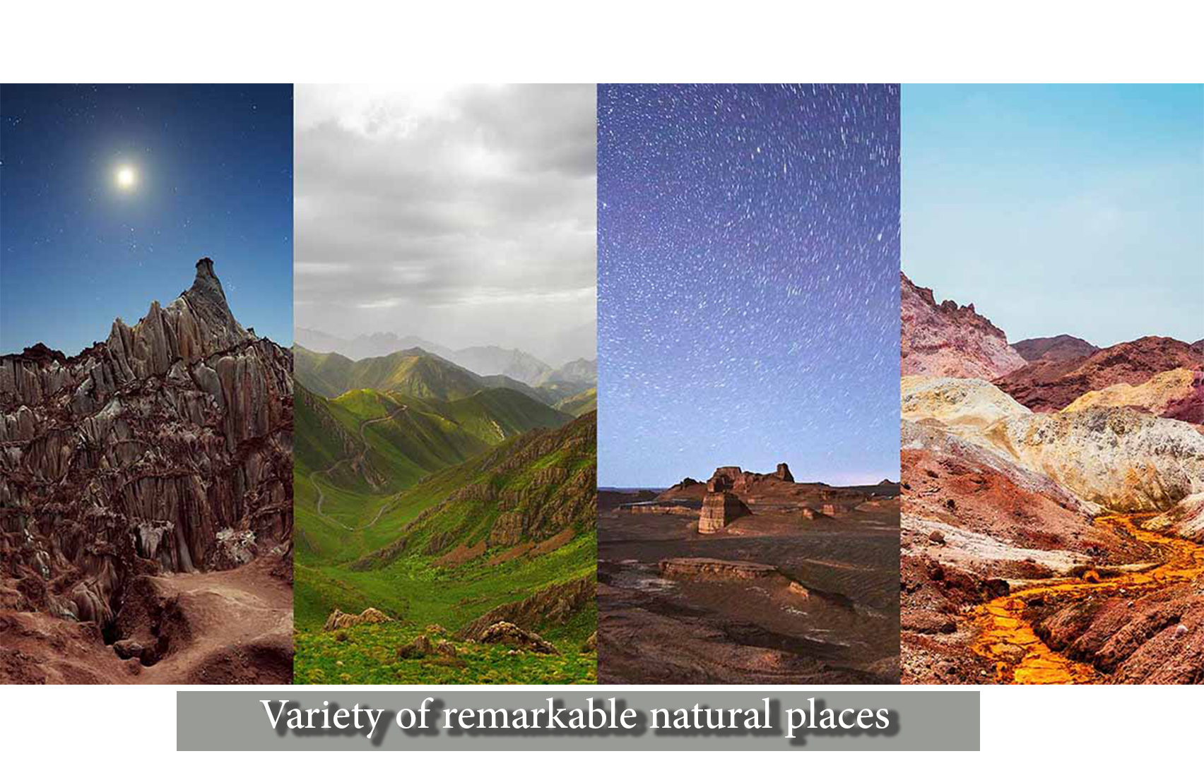 travel to Iran for: Variety of remarkable natural places