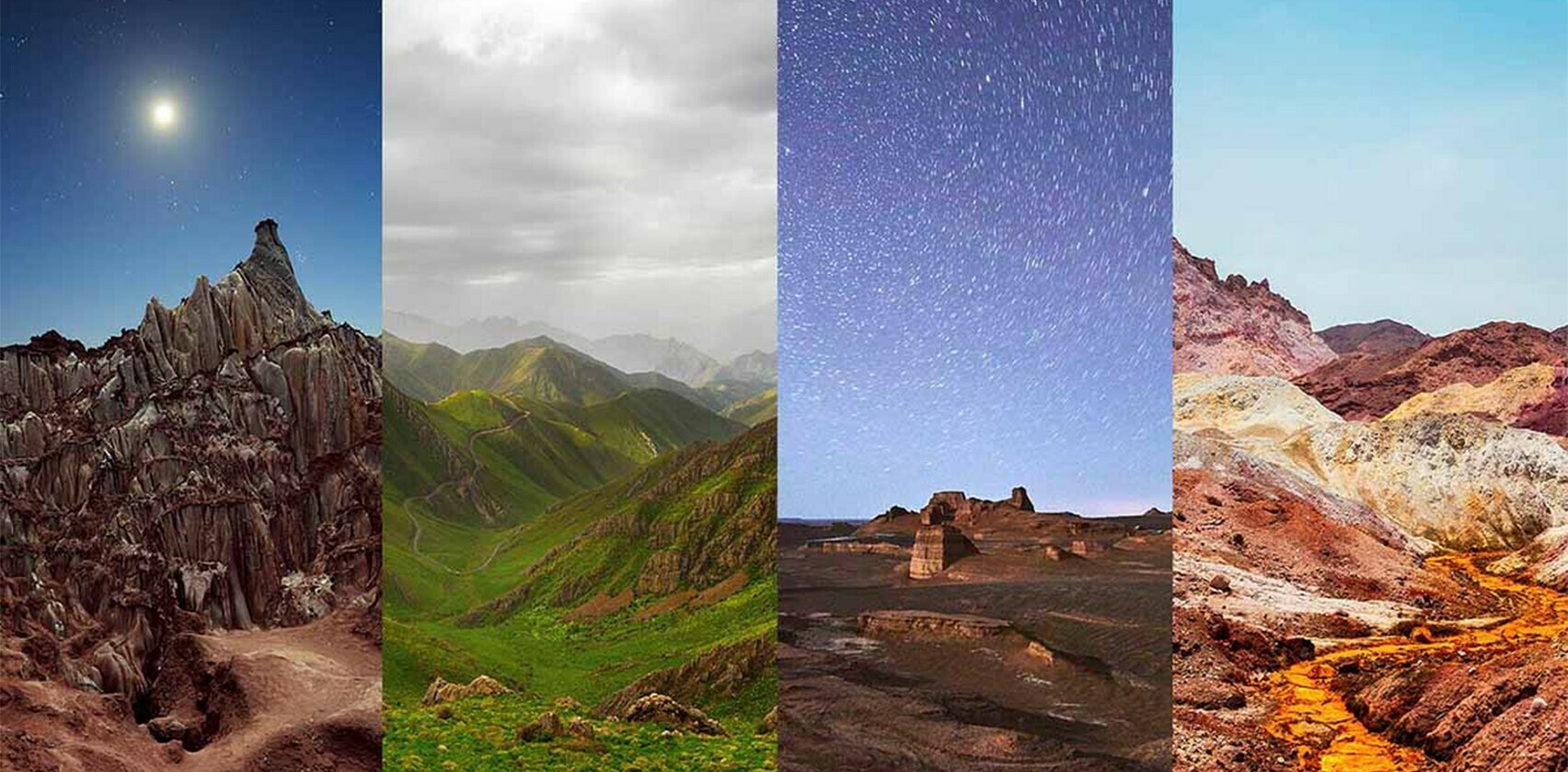  viaggia in Iran Natura meravigliosa e diversità climatica - viajar a Irán: Hermosa naturaleza y diversidad climática